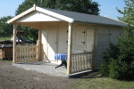 Bild Nr. 10 Gartenhaus mit überdachter Terrasse