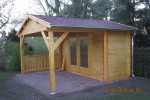 Bild Nr. 13 Gartenhaus mit überdachter Terrasse
