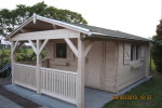 Bild Nr. 14 Gartenhaus mit überdachter Terrasse