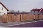 Bild Nr. 6 geschwungener Holzzaun